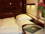 Sample en suite shower and WC of the Imperial Suite - Golden Eagle Trans-Siberian Express.