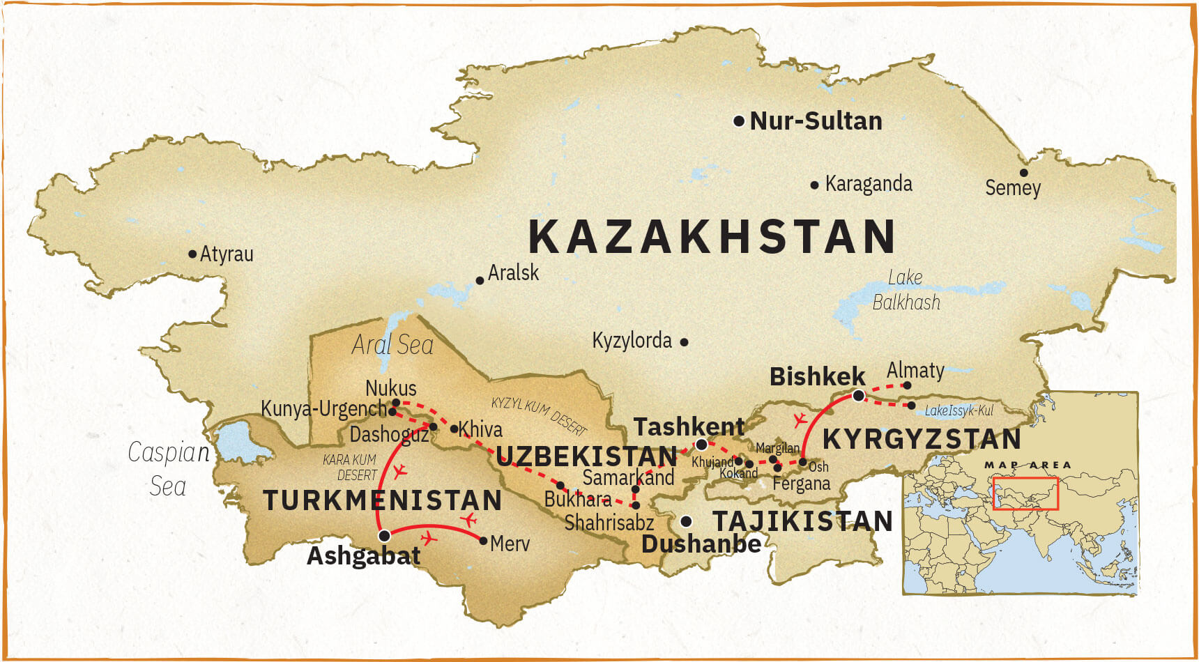 central asia tours uk