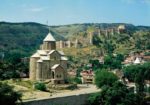 Metekhi Church of the Virgin in Tbilisi, Georgia