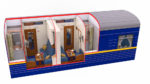 Sample Silver Class Sleeper day compartment layout - Golden Eagle Trans-Siberian Express