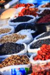 Dried fruits and nuts are staple items at most Uzbek markets. Photo credit: Lindsay Fincher