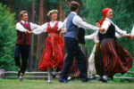 Traditional dancers kick up their heels in Riga, Latvia. Photo credit: Peter Guttman