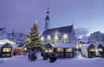 Snowy Christmas Market in Tallinn, Estonia. Photo credit: Toomas Volmer