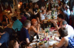 A lively Georgian table complete with a multitude of good wine, good food, and good friends. Photo credit: Douglas Grimes