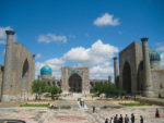 The Registan in Samarkand, Uzbekistan. Photo credit: Julia Schonewald Glasel