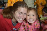 Meeting local children in Mongolia. Photo credit: Kelly Tissier