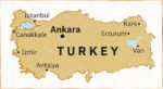Turkey Country Map