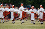 Lively folk festival dancing in Tallinn, Estonia. Photo credit: Lembit Michelson, Estonian Tourist Board