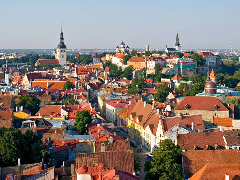 Estonia’s UNESCO-listed red-roofed capital, Tallinn. Photo credit: Jaak Kadak