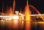 The square's mesmerizing nightly fountain show (Yerevan, Armenia). Photo credit: Peter Guttman