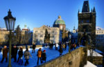 Charles Bridge over Vltava river in Prague, Czech Republic. Photo credit: Czechtourism