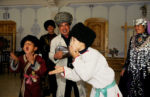Performance of pakapak dance in Khiva, Uzbekistan. Photo credit: Michel Behar