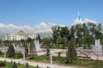 Rudaki Park in Dushanbe. Photo credit: Jake Smith