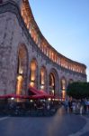 Soaking up the nightlife on Republic Square (Armenia.) Photo credit: Peter Guttman