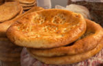 Traditional bread in Turkmenistan.