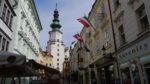 Streets of the historic old town center of Bratislava, Slovakia. Photo credit: Martin Klimenta