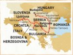 Budapest to Venice by Private Train Map