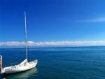 The saturated blue of alpine Lake Issyk-Kul, Kyrgyzstan. Photo credit: Vlad Ushakov
