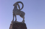Monument of a ram on The Pamir Highway, Tajikistan. Photo credit: Dmitry Rudich