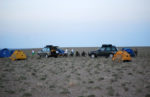 Camping on the Mongolian steppe. Photo credit: Douglas Grimes.