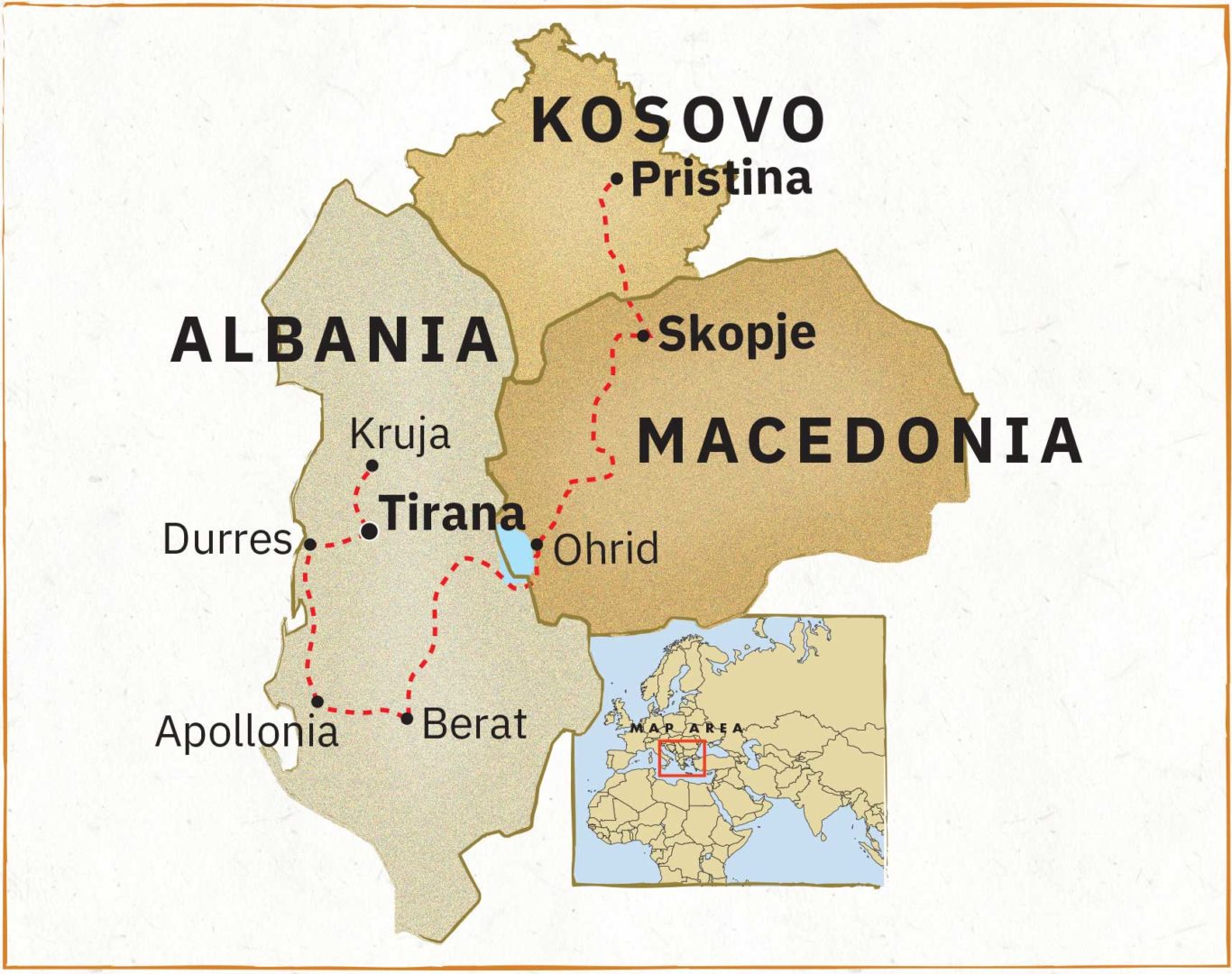 Essential Albania North Macedonia Kosovo 1366x1080 