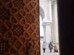 Wood carving craftsmanship at Kipchak Mosque, near Ashgabat, Turkmenistan. Photo credit: Michel Behar
