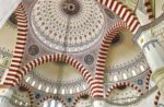 Inside the Ertugrul Gazi Mosque in Ashgabat, Turkmenistan. Photo credit: Michel Behar