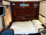 Sample en suite shower and WC of the Imperial Suite - Golden Eagle Trans-Siberian Express.