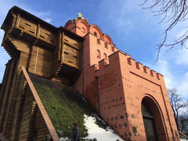 The Golden Gate (Zoloti Vorota) is one of the only remaining city gates of ancient Kiev. Photo credit: Jessica Clark