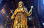 Statue inside the Gandan Monastery. Photo credit: Jamshid Fayzullaev.