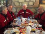 Georgian singers harmonize at a Georgian Table feast, or supra. Photo credit: Michel Behar