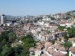 Stair-step houses in Veliko Tarnovo, Bulgaria. Photo credit: Liz Tollefson