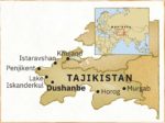 Tajikistan Country Map