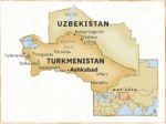 Turkmenistan Country Map