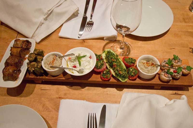 A tasting of Armenian appetizers. Photo credit: Richard Fejfar