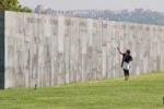 The memorial is lined by a 100-m wall with the names of towns and villages affected by the genocide (Armenia). Photo credit: Richard Fejfar