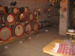 Wine tasting in a cellar, Romania. Photo credit: Amy Frederick