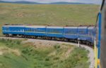 The Golden Eagle train racing through the countryside. Photo credit: Helge Pedersen