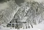 Douglas Grimes and others land near Tajikistan's Peak Communism (24,590 feet) in 1987. Photo credit: Douglas Grimes