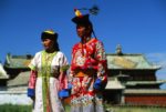 Dressed in traditional finery at the Erdene Zhu Monastery at Kara Korum, Mongolia. Photo credit: Peter Guttman