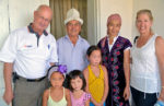 Russ Cmolik & Ellen Cmolik with a Kyrgyz family in Naryn. Photo credit: Russ Cmolik & Ellen Cmolik