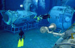 Train underwater to perform tasks on spacewalks at Star City's massive Hydrolab. Photo credit: Douglas Grimes