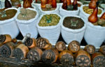 Chekish (bread stamps) for sale at a local spice market. Photo credit: Caroline Eden