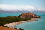 Armenia's blue-green Lake Sevan, at over 6,200 feet, is one of the largest alpine lakes in the world.