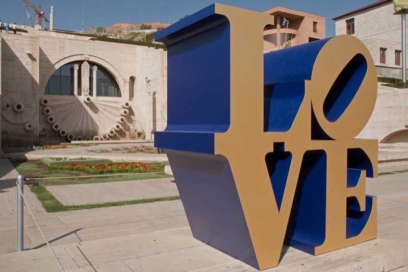 Contemporary sculpture at Yerevan’s Cascade in Armenia. Photo credit: Richard Fejfar