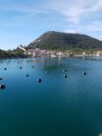 A visit to the oyster fields by boat in Ston, Croatia. Photo credit: Lisa Peterson