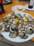 A delicious bounty from the Ston oyster fields in Ston, Croatia. Photo credit: Lisa Peterson