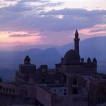 Ishak Pasha Palace at dusk. Photo credit: Republic of Turkey Ministry of Culture and Tourism