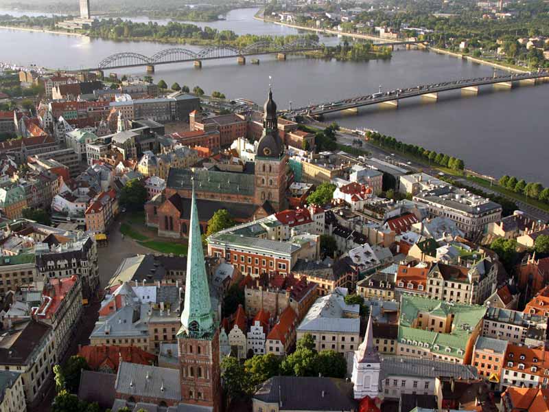 Aerial view of Riga, capital of Latvia. Photo credit: Latvia Tourism