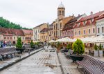 Brasov’s main square, Romania. Photo credit: David W Allen